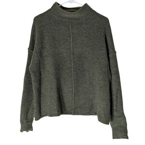 Universal Thread Sweater Mock Turtleneck Olive‎ Green Wool Blend Womens Medium